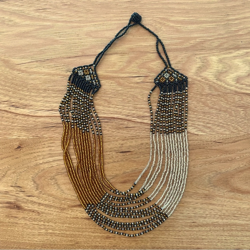 Beaded Multi-Strand Necklace